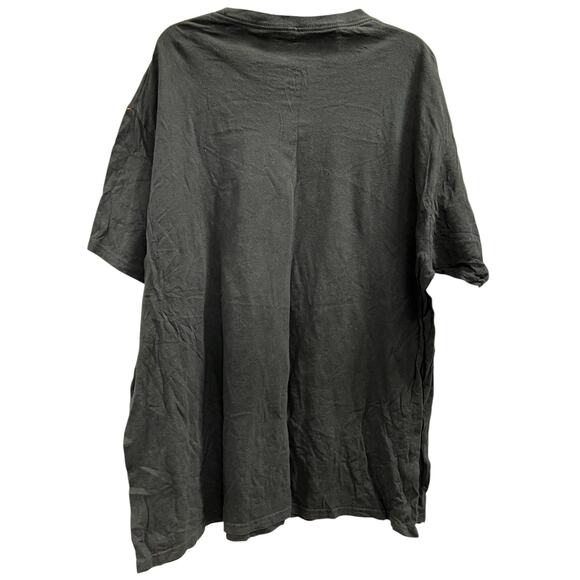 RICK & MORTY Adult Swim Black thrashed graphic tee big & tall SZ 2X - Picture 2 of 4